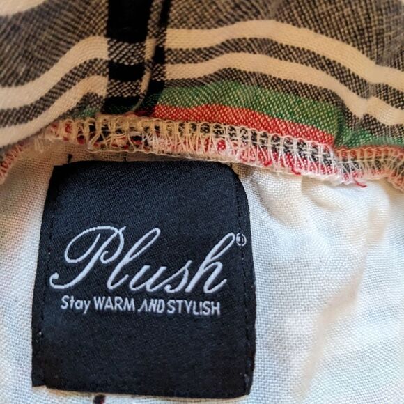 Plush Plaid Comfy Shorts - Picture 6 of 8